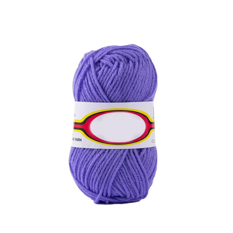 Bulk yarn (1) Custom Soft Crochet Acrylic Wool Yarn for Hand Knitting - 图片 1