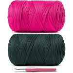 Wholesale 100% Polyester Dacron Hand-Crocheted T-Shirt Yarn - 图片 2