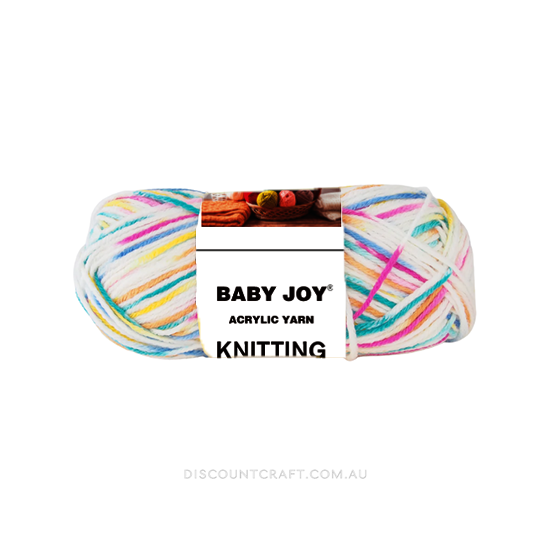 8ply Thickness (3) Acrylic Yarn 100g 189m 8ply - Variegated Circus - 图片 1