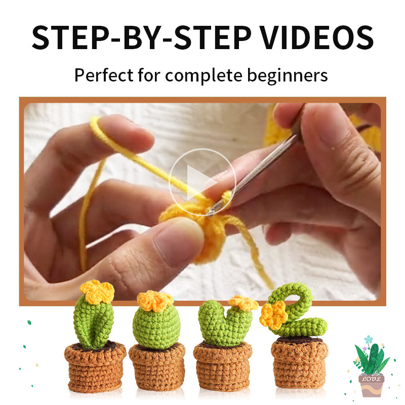 主图-03 love crochet kit - 图片 1