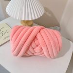 Velvet Tube Iceland Super Chunky Arm‑Knitting Yarn, Crystal‑Velvet Core‑Filled Cotton for Blanket, Pet Bed & Pillow - 图片 10