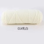 Wholesale Chunky Milk Cotton Baby Yarn, Hand Knitting Scarf Yarn for Straight Needles - 图片 2